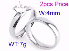 Stainless Steel Lover Ring