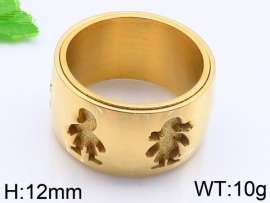 Stainless Steel Gold-plating Ring