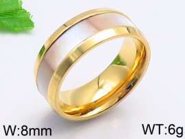 Stainless Steel Gold-plating Ring