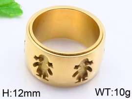 Stainless Steel Gold-plating Ring