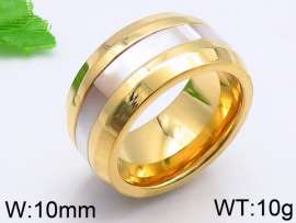 Stainless Steel Gold-plating Ring