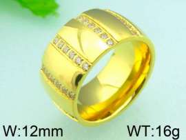 Stainless Steel Gold-plating Ring