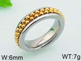 Stainless Steel Gold-plating Ring