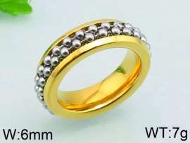 Stainless Steel Gold-plating Ring