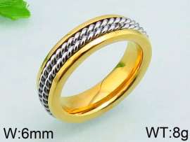 Stainless Steel Gold-plating Ring