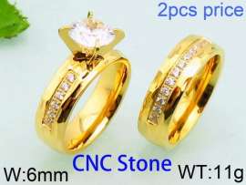 Stainless Steel Lover Ring