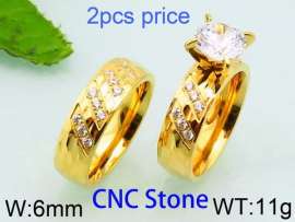 Stainless Steel Lover Ring