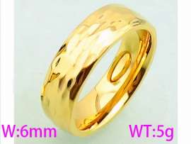 Stainless Steel Gold-plating Ring