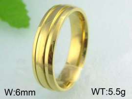 Stainless Steel Gold-plating Ring
