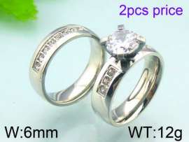 Stainless Steel Lover Ring