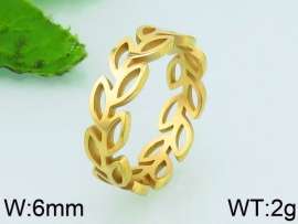 Stainless Steel Gold-plating Ring