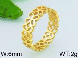 Stainless Steel Gold-plating Ring