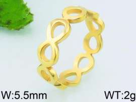 Stainless Steel Gold-plating Ring