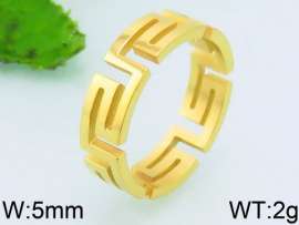 Stainless Steel Gold-plating Ring