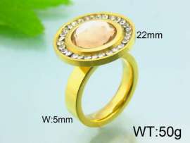 Stainless Steel Gold-plating Ring