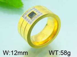 Stainless Steel Gold-plating Ring