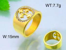 Stainless Steel Gold-plating Ring