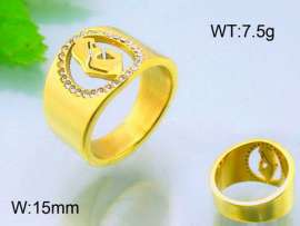 Stainless Steel Gold-plating Ring