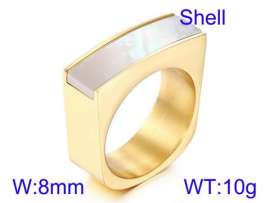 Stainless Steel Gold-plating Ring