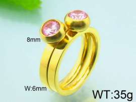 Stainless Steel Gold-plating Ring