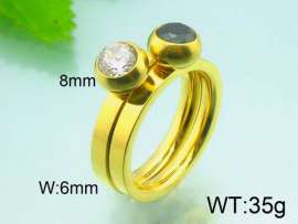 Stainless Steel Gold-plating Ring
