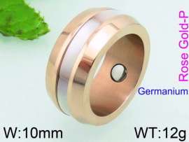 Stainless Steel Rose Gold-plating Ring