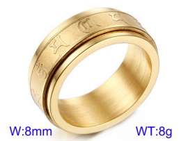 Stainless Steel Gold-plating Ring