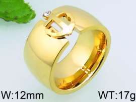 Stainless Steel Gold-plating Ring