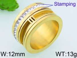 Stainless Steel Gold-plating Ring