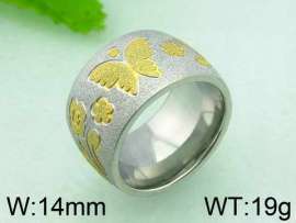 Stainless Steel Gold-plating Ring