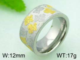Stainless Steel Gold-plating Ring