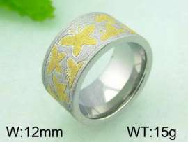 Stainless Steel Gold-plating Ring