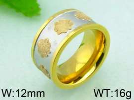 Stainless Steel Gold-plating Ring