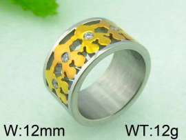 Stainless Steel Gold-plating Ring