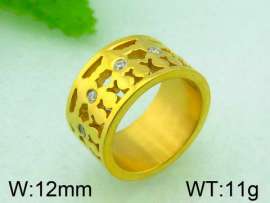 Stainless Steel Gold-plating Ring