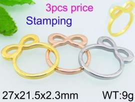 Stainless Steel Gold-plating Ring