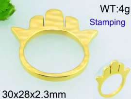 Stainless Steel Gold-plating Ring
