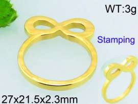 Stainless Steel Gold-plating Ring