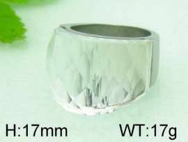 Stainless Steel Stone&Crystal Ring