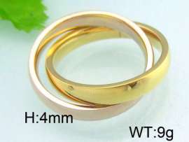 Stainless Steel Rose Gold-plating Ring