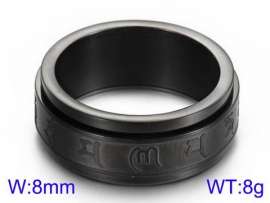 Stainless Steel Black-plating Ring