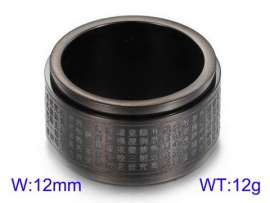 Stainless Steel Black-plating Ring