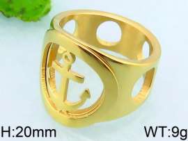 Stainless Steel Gold-plating Ring