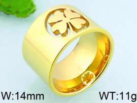 Stainless Steel Gold-plating Ring