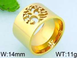 Stainless Steel Gold-plating Ring