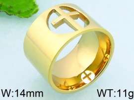 Stainless Steel Gold-plating Ring