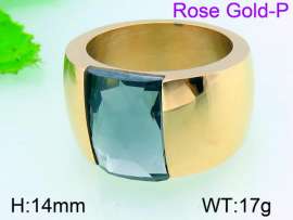 Stainless Steel Rose Gold-plating Ring