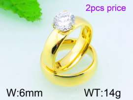 Stainless Steel Lover Ring