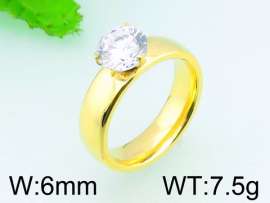 Stainless Steel Gold-plating Ring