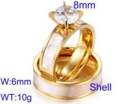 Stainless Steel Lover Ring
